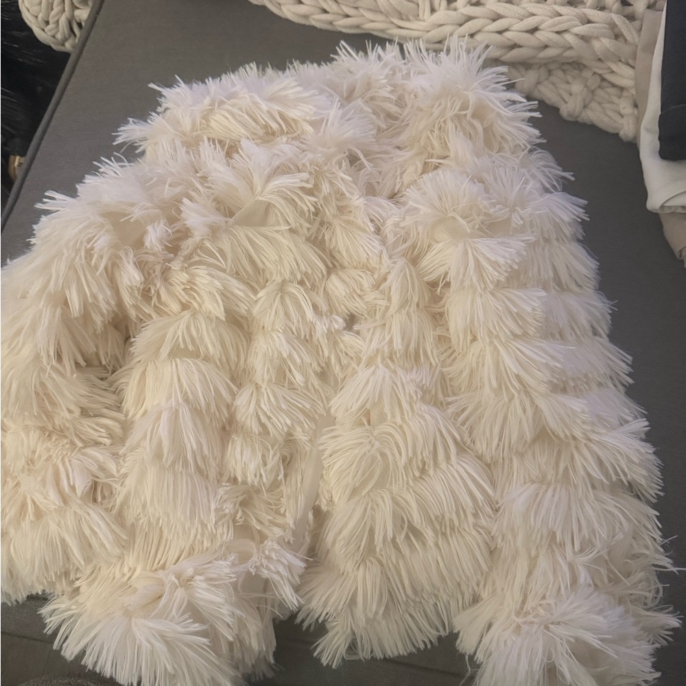 Elegant Cream Teddy Jacket